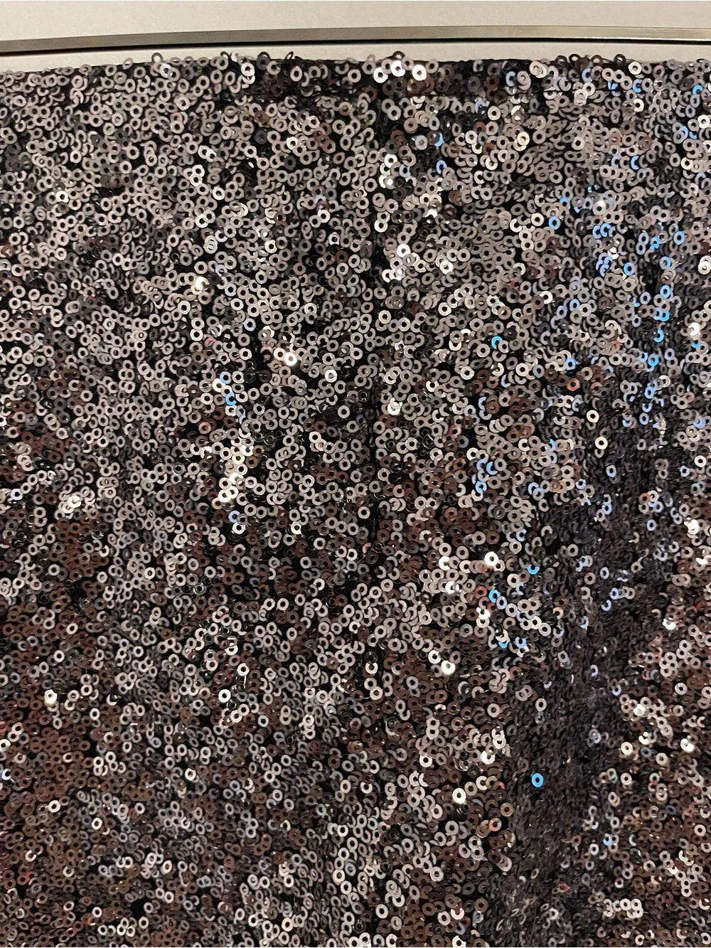 Alythea Silver Sequin Shorts . Size Small